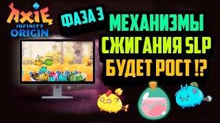 Axie Infinity - Origin | Механизмы Сжигания SLP | Будет рост slp | Фаза 3