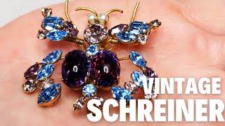 VINTAGE JEWELRY SCHREINER BROOCH