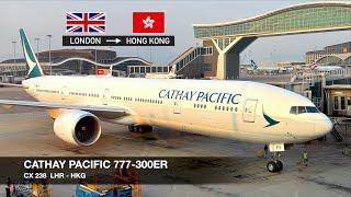 FIRST LONG-HAUL EXPERIENCE ON CATHAY! | Cathay Pacific 777-300ER | London LHR  Hong Kong | Economy