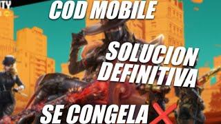 call of duty mobile se me queda pegado / call of duty mobile se congela la pantalla solución