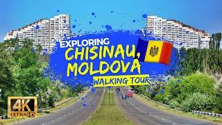 [4K] Chișinău, Moldova - Virtual Walking Video of This Beautiful Strada ismail Street