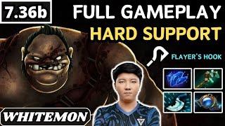 7.36b - Whitemon PUDGE Hard Support Gameplay 30 ASSISTS - Dota 2 Full Match Gameplay