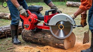 Fastest Automatic Firewood Processing Machine | Dangerous Big Chainsaw Cutting Tree machines #1