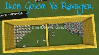 Iron Golem Vs Ravager | Minecraft |Prinz Builder |