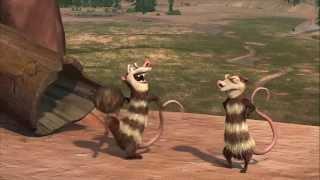 Ice Age: Crash and Eddie funny scenes