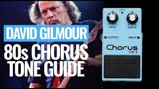 David Gilmour's chorus tones with the Boss CE-2!