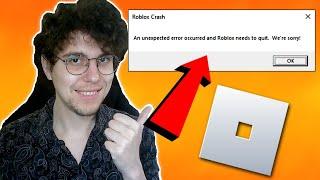 An Unexpected Error Occurred And Roblox Needs To Quit We're Sorry! FIX (2024)