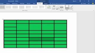 How to Remove Table Border Line in Microsoft Word 2017