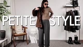 WINTER 2024 OUTFIT IDEAS (for petites) | Uniqlo, Petite Style NYC, Jil Sander, The Frankie Shop