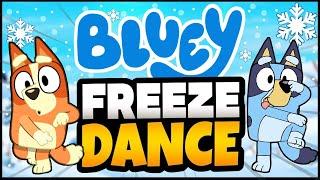 [20 MINS]️ Bluey - Freeze Dance️ | The Floor is Lava | Brainbreak Party For kids | Danny Go