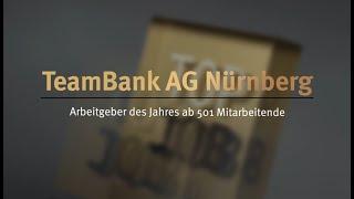 TOP JOB-Arbeitgeber des Jahres 2022 - TeamBank AG Nürnberg