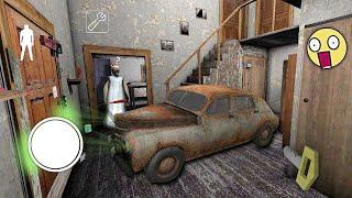 Granny Escape By Car Through The Door..| جراني