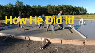 You Won't Believe How This Homeowner Saved 10K on His Concrete Slab!