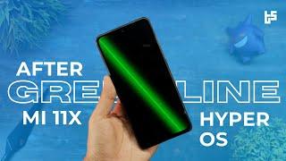 Mi 11x Getting Green Line After Hyper Os Update  Hyper Os Mi 11x