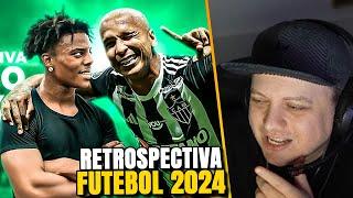 AXT REAGINDO A RETROSPECTIVA DO FUTEBOL EM 2024 | AXT REACT PES MIL GRAU