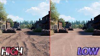 Tank Company  Graphics Comparison HIGH to LOW PART 1