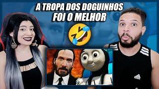 (Games EduUu) GTA V PC - John Wick, Thomas o Trem, Ultimato e Mais (MODS) | REACT