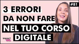 3 Errori da Evitare con il Tuo Corso Online