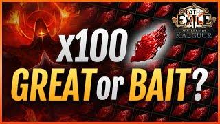 [PoE 3.25] x100 UBER Exarch LOOT - Is it GREAT or BAIT? - Path of Exile Farm Test