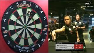 NINE-DARTER! Lourence Ilagen v Noel Malicdem - 2019 Asian Tour 7