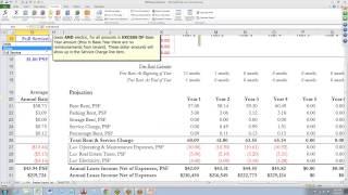 Commercial Real Estate Comparative Lease Analysis Video Tutorial