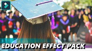 Filmora 9 |How To Install Education Effect Pack Tutorial By Filmora Video Editor.