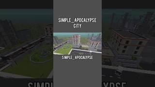 Simple_Apocalypse city Map in Simple sandbox 2 #ssb2 #simplesandbox2 #Simple_Apocalypse