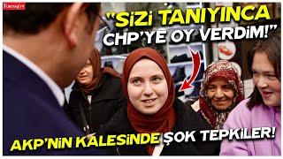 AKP'nin kalesi Eyüpsultan'da Ekrem İmamoğlu'na sevgi seli! "Sizi tanıdıktan sonra CHP'ye oy verdim!"