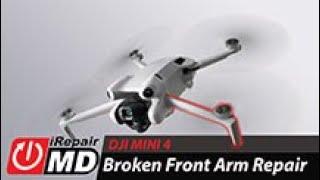 How to repair a Broken Front Arm on a DJI mini4.