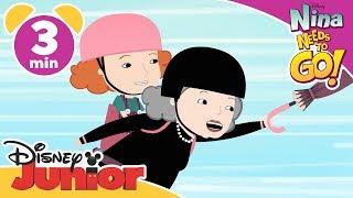 Nina Needs To Go | To Preschool | Disney Junior UK