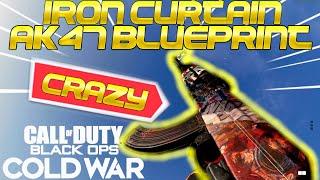 Black Ops : Cold War - CRAZY IRON CURTAIN AK47 BLUEPRINT REVIEW - DIGITAL PREORDER BONUS BLUEPRINT!