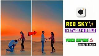 Red Sky Video Background Editing | Best Editing App For Android | Vn Video Editing