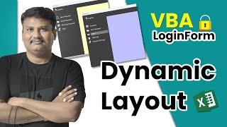 Excel VBA: Login Form with User Roles | Dynamic Layout Example