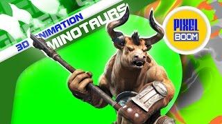 Green Screen Minotaurs Mythological Monster - Footage PixelBoom