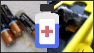 How To Clean Battery Acid Corrosion In Toys And How to Clean Battery Terminals by justajolt