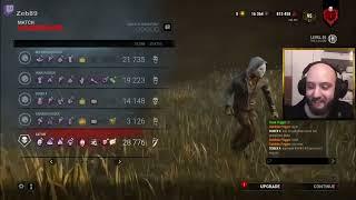 Zeb89 incontra degli italiani in un match di DbD mentre streamma IN INGLESE