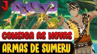 COMO DESBLOQUEAR TODAS AS ARMAS DE SUMERU DO FERREIRO | GENSHIN IMPACT