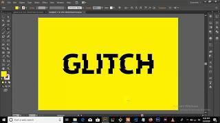 GLITCH Text Effect in Adobe Illustrator | Glitch Effect Tutorial