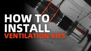 How to Install Ventilation Kits | Spider Farmer | Inline Fan and Carbon Filter