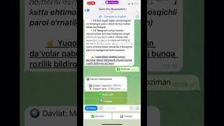 Telegram uchun nomer olish #telegramga #nomer #olish #telegramnomerolish