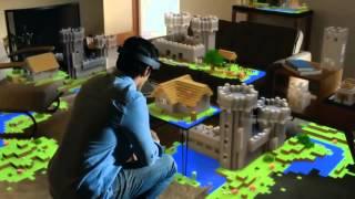 Microsofts 'Hololens' Windows 10 Holographic Demonstration