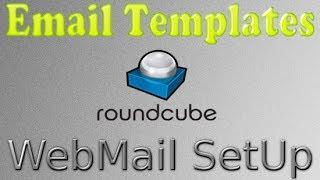 how to create a template email in roundcube (Webmail)