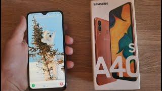 فتح علبة samsung galaxy a40s