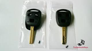 [HOW TO] Lexus Key Shell Replacement Tutorial 1998-2010 - Complete