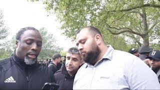 Cain on MistaRax TV - a Muslim at Speakers Corner is Troubled by his Prophets Teachings