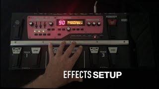 EFFECTS & INPUT SETUP BOSS RC300 LOOP STATION