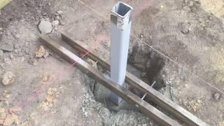 House restumping in Brisbane. How to fit steel posts part 4