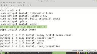Dlib and Face recognition in Linux/ubuntu