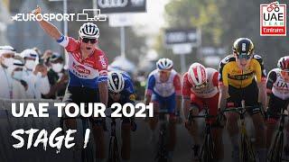 UAE Tour 2021 - Stage 1 Highlights | Cycling | Eurosport