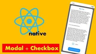 React Native: Modal and Checkbox